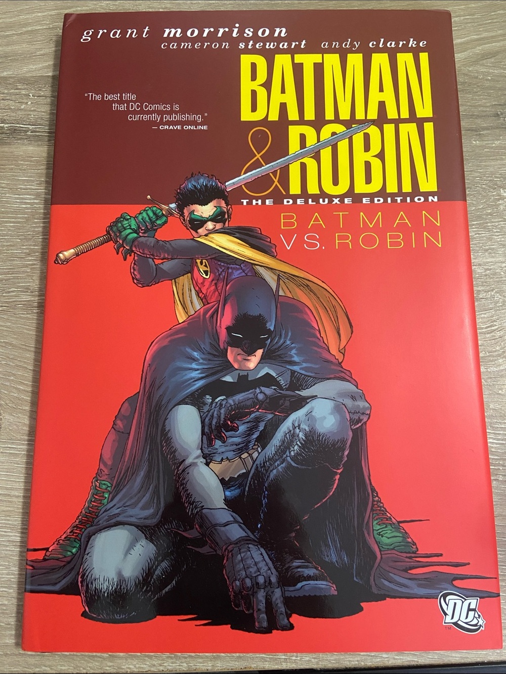 BATMAN AND ROBIN Vol. 2 - Batman vs. Robin 2010 HC Comic Grant Morrison